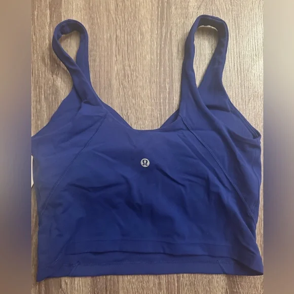 New Lululemon Align tank top, royal blue, size 8. Larkspur. - Picture 3 of 9